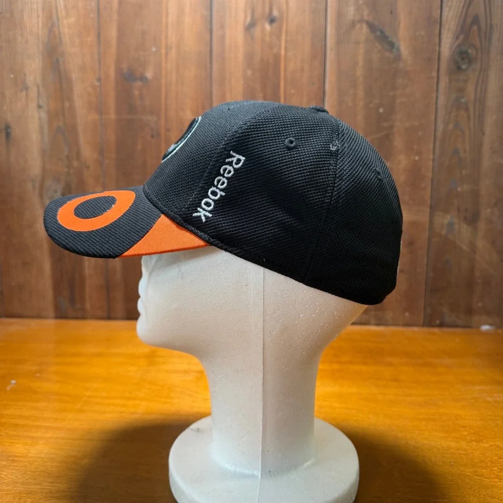 Reebok Philadelphia Flyers Hat Youth OSFM Black Orange NHL Center Ice Mesh Cap